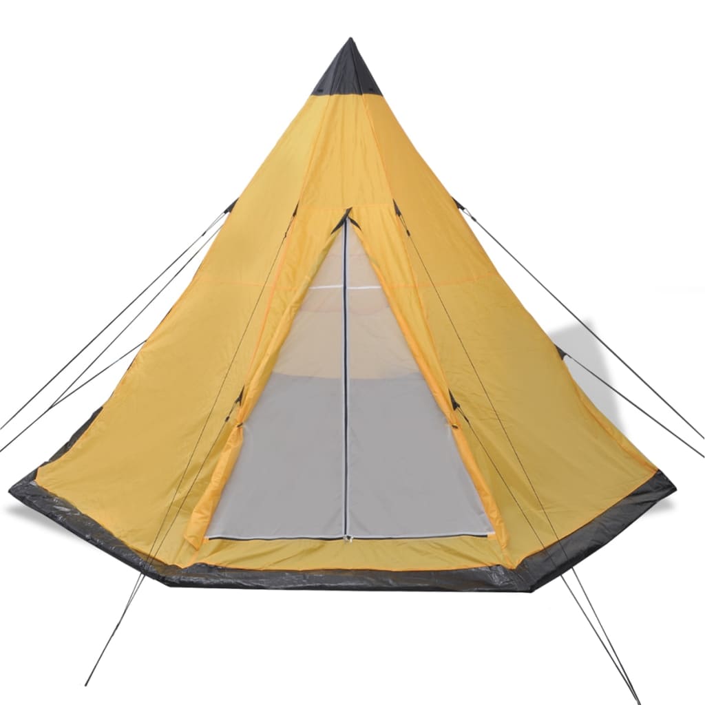 4-person Tent Yellow