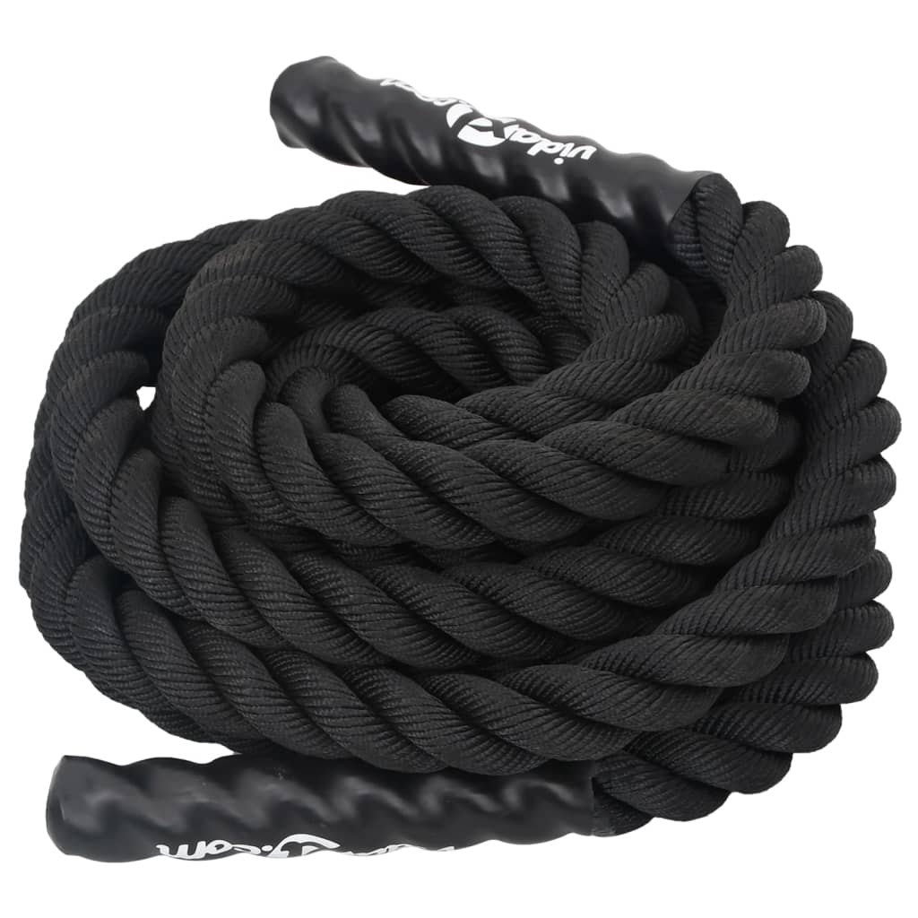 Battle Rope Black 9 m 6.8 kg Polyester