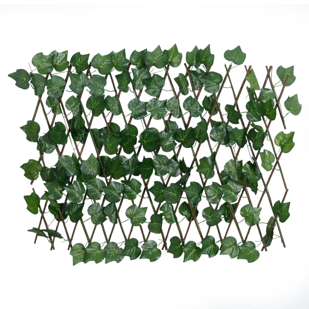 Artificial Grape Leaf Trellis Expandable Green 190x60 cm