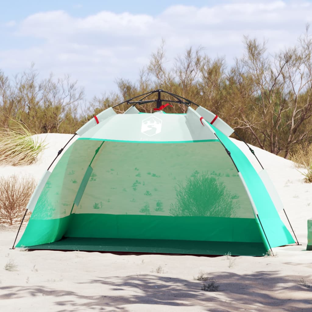 Beach Tent 2-Person Sea Green Quick Release Waterproof