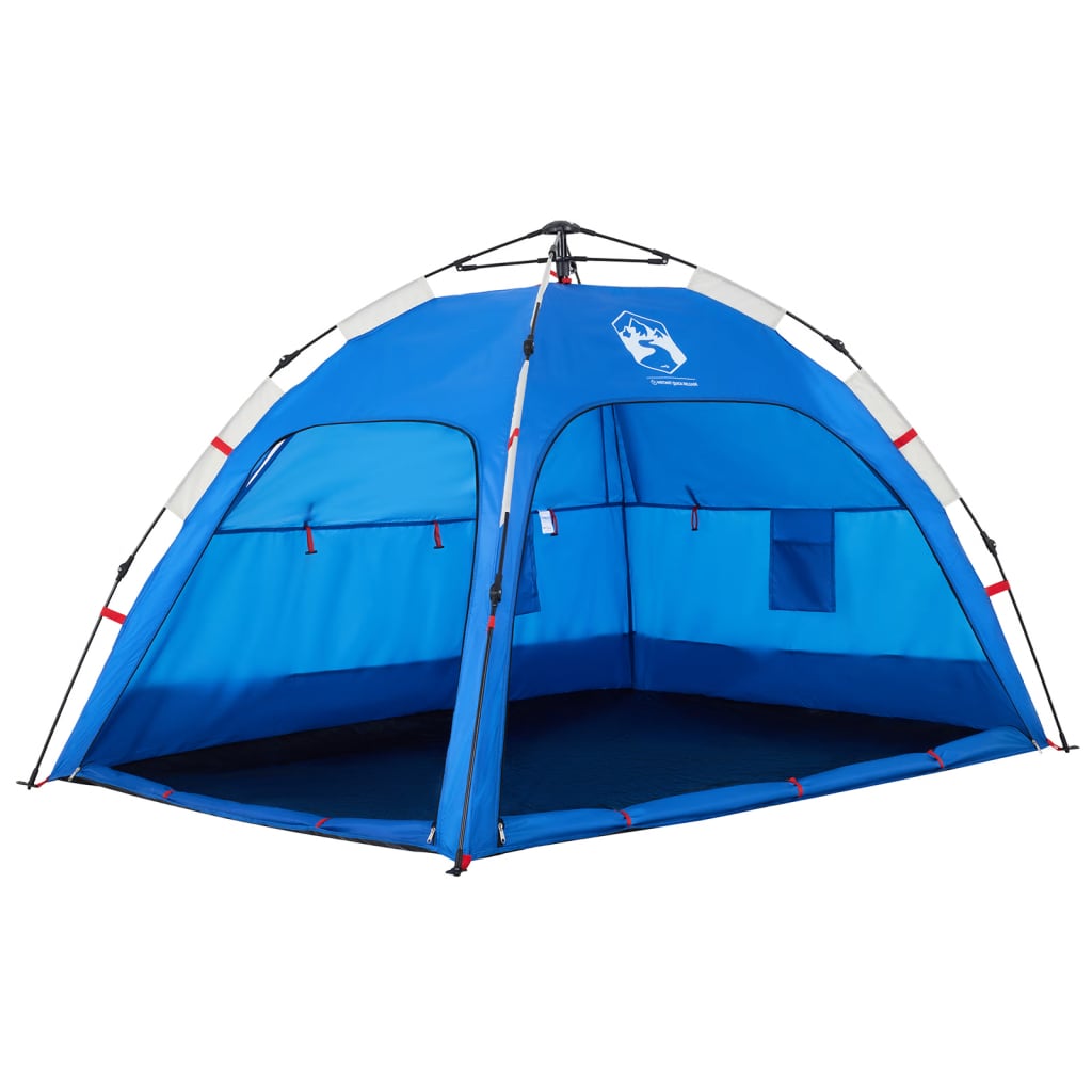 Beach Tent 2-Person Azure Blue Quick Release Waterproof